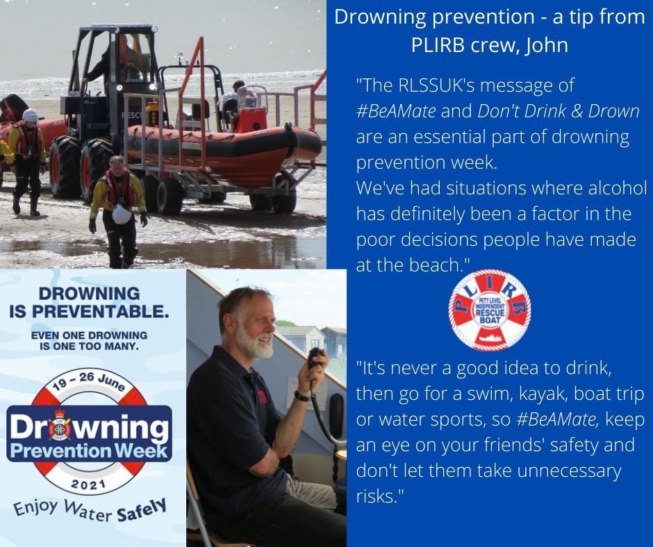 RLSSUK Drowning Prevention Week, PLIRB